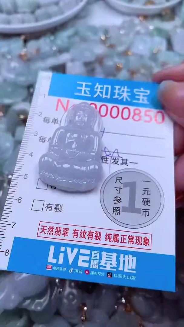 吊坠(不含链)未镶嵌翡翠850