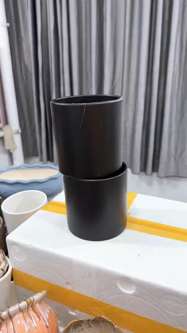 瑕疵陶瓷花盆+E14