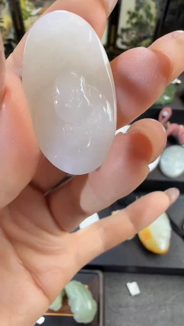 项链未镶嵌和田玉佛公