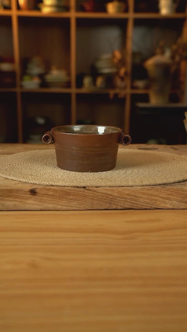 364福利新品系列的5英寸直口竹节双耳碗1个