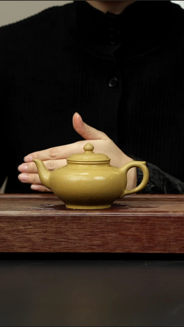 茶壶紫砂黄金段 笑樱