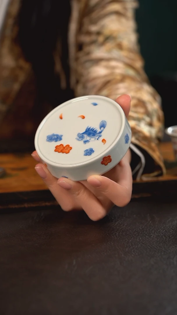 【闪购商品】杯聚澜堂桃花鳜鱼饼状盖置