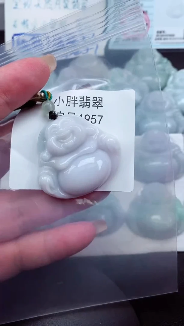 翡翠未镶嵌颈饰缅甸天然A货翡翠1957
