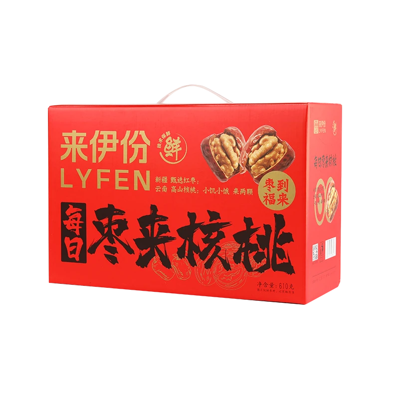 来伊份每日枣夹核桃 约610g