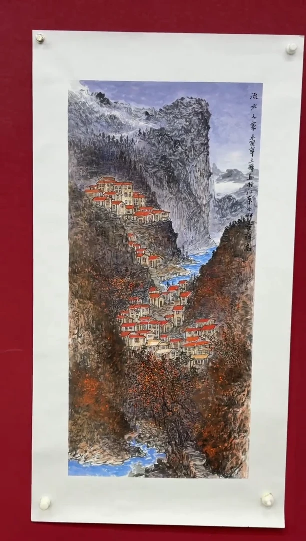 国画国画绘画山水花鸟