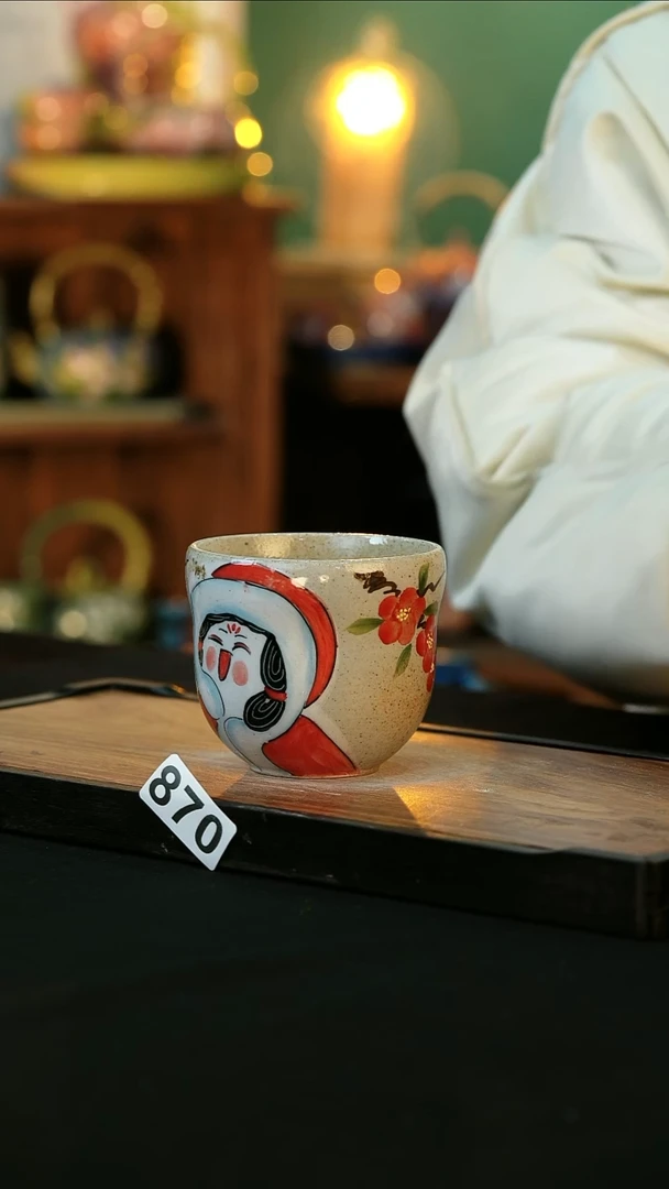 【闪购商品】杯手绘心瓷陶瓷浮力