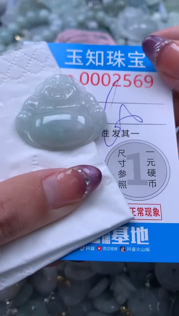 翡翠未镶嵌吊坠(不含链)2569