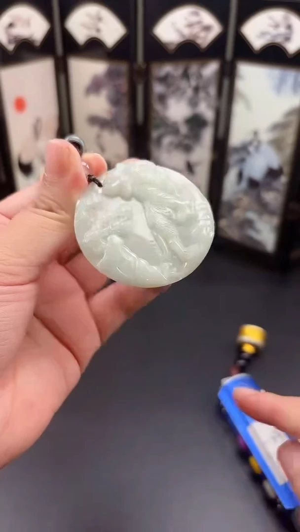 翡翠未镶嵌颈饰天然缅甸A货翡翠39