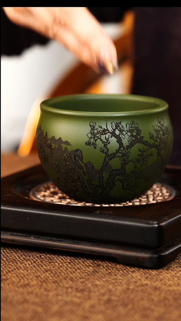 茶杯紫砂宜兴原矿紫砂