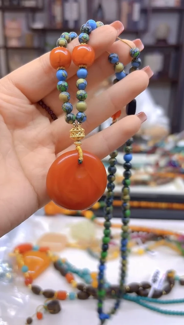 【闪购商品】蜜蜡毛衣链未镶嵌M12