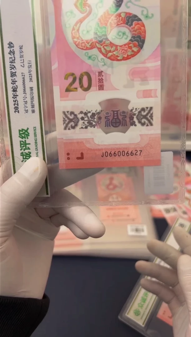 【闪购商品】塑料25年蛇钞J066006627单张