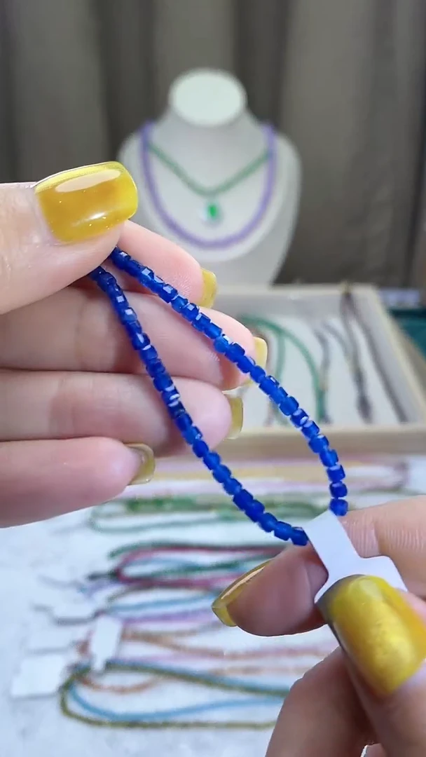 【闪购商品】蓝宝石项链14K金镶嵌诗宁甄选珠宝SYZB98