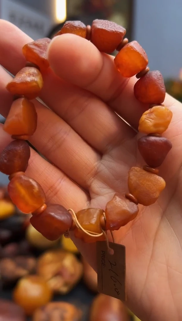 手链琥珀未镶嵌手串