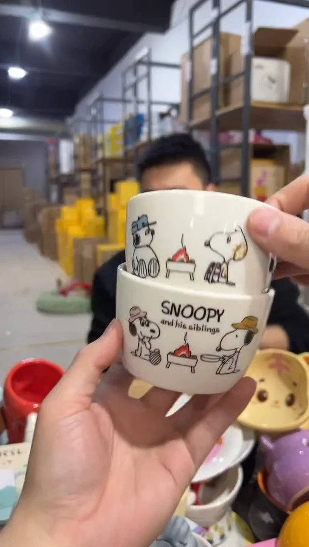 【闪购商品】杯史努比小碗2件套