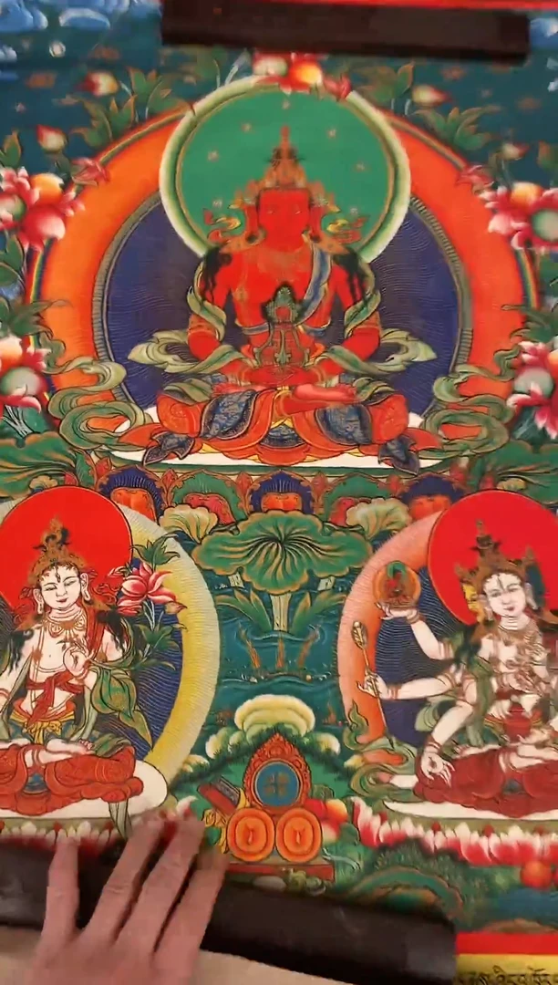 装裱画精美唐卡tk16016