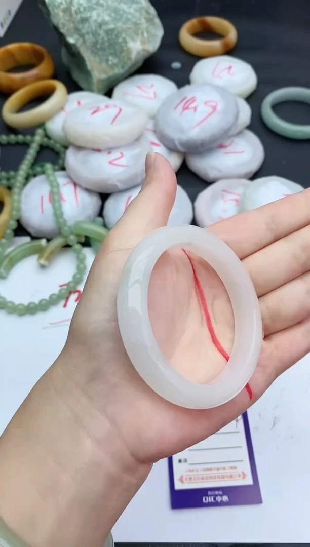 未镶嵌手镯石英质玉406+54.4