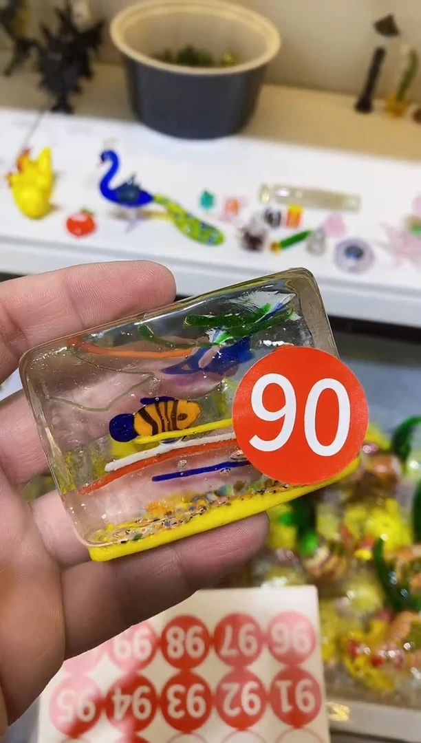 【闪购商品】琉璃手工艺品冰块鱼90