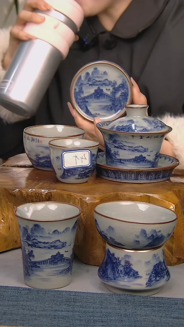 【闪购商品】简装家用款9件套 陶瓷家用茶具系列