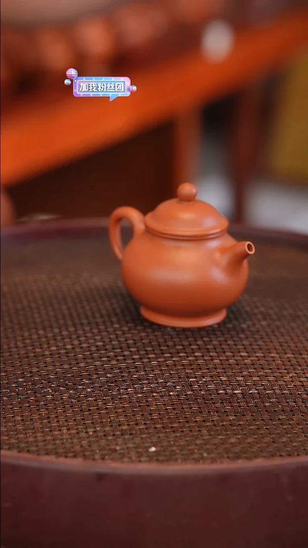 茶壶紫砂100cc 朱泥 潘壶