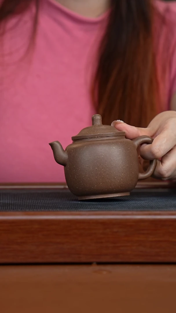 茶壶紫砂手磨青灰段墨林