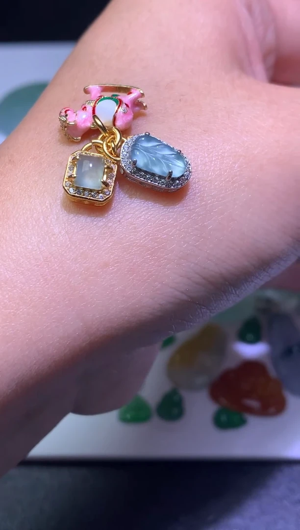 颈饰未镶嵌翡翠净货