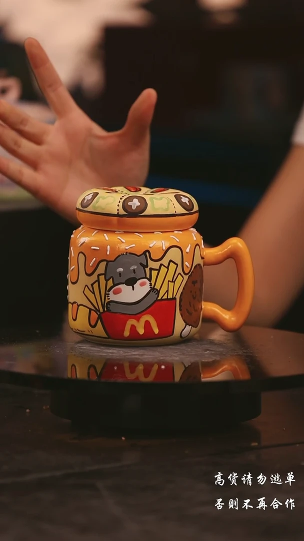 陶瓷景德镇可爱设计师款陶瓷