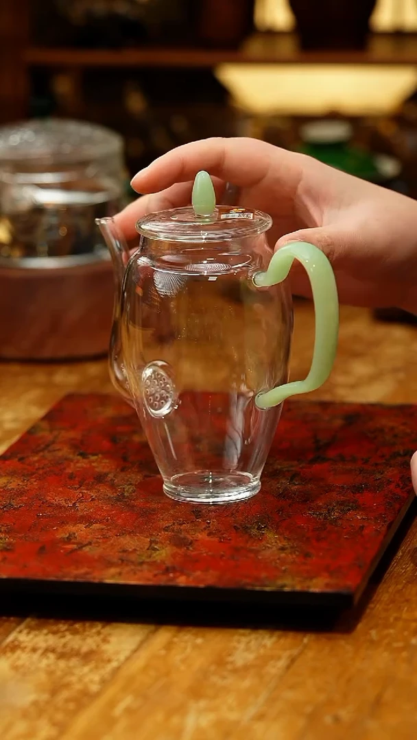 【闪购商品】禾器/晶彩云雀壶/浅玉