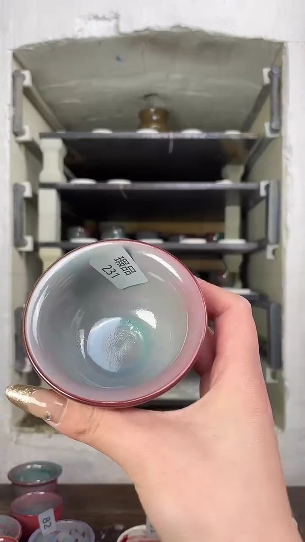 【闪购商品】摆件钧瓷手工茶器窑变