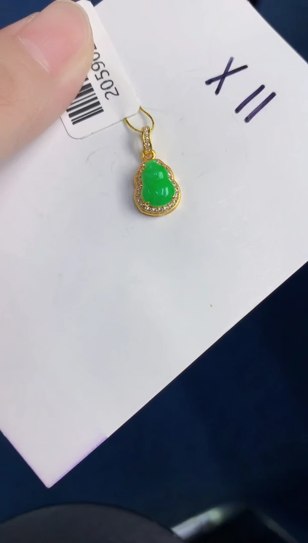 颈饰未镶嵌翡翠天然翡翠缅甸A货