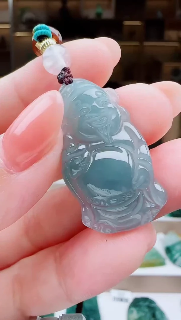 颈饰未镶嵌翡翠多样性发其一 小财神