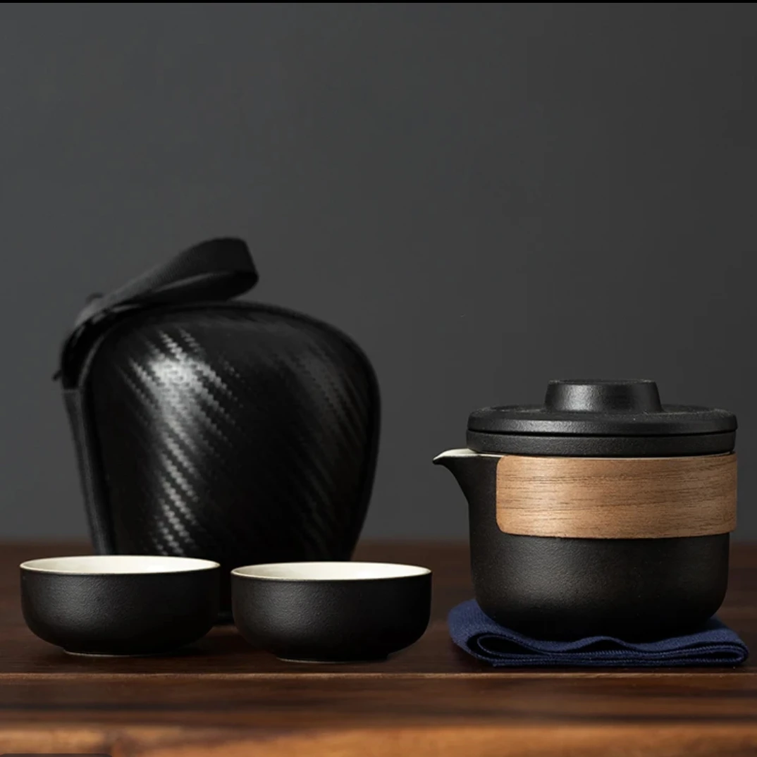 【闪购链接】瓷制品S1111牛油果黑旅行套