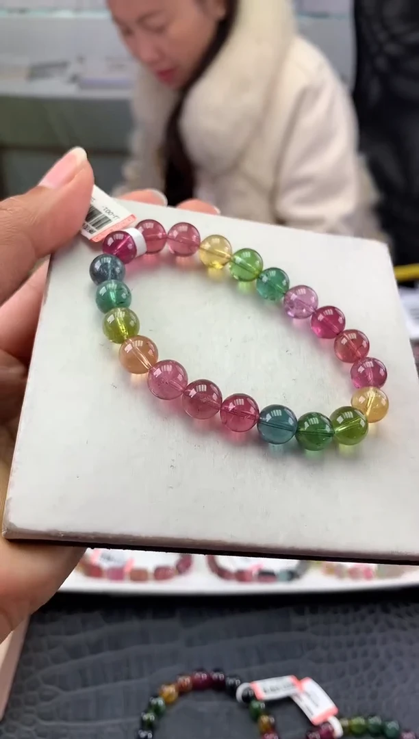 未镶嵌手串碧玺多样性发一条