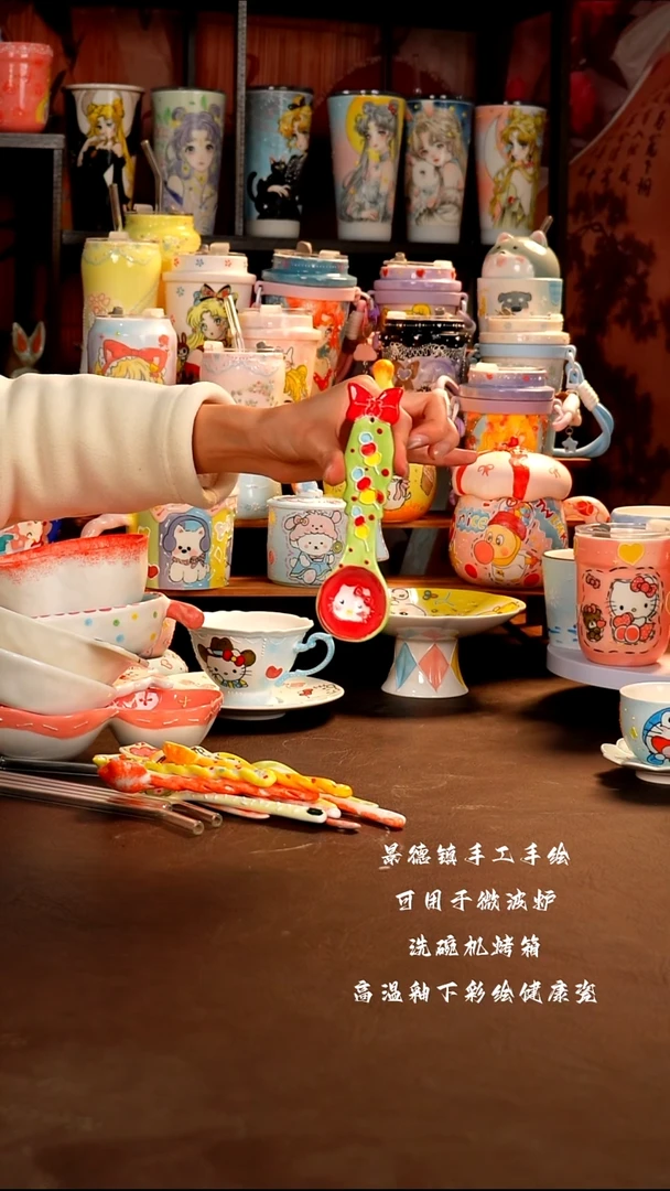 景德镇手工手绘杯杯