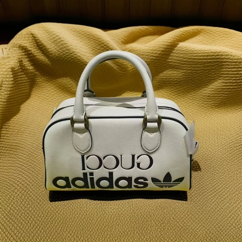 99新 GUCCI/古驰 白色手提斜挎包1173 3016