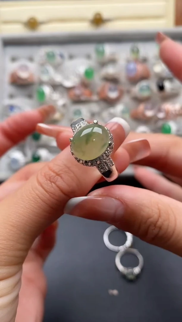 未镶嵌戒指翡翠888888+5