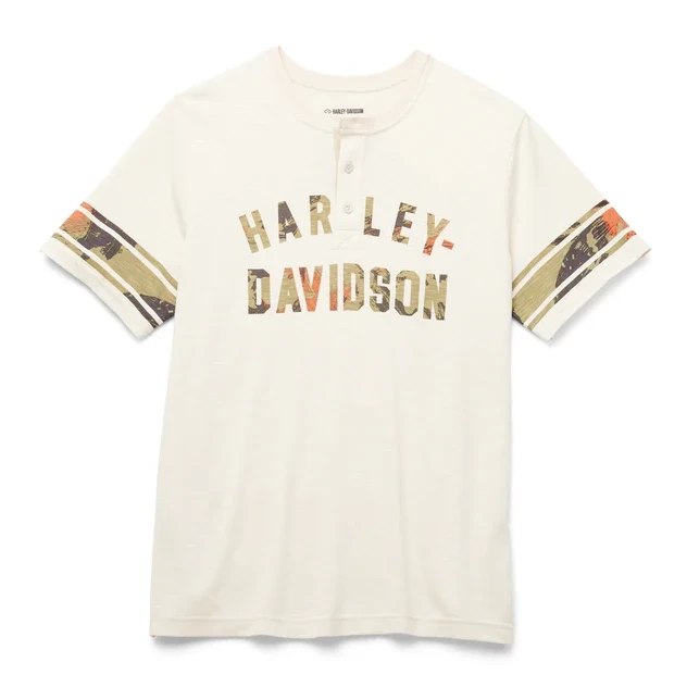 Harley Davidson/哈雷戴维森【断码福利】哈雷男款亨利T恤