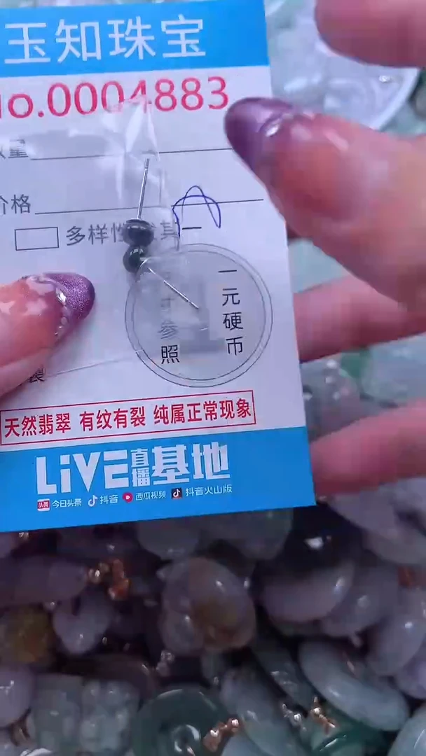 翡翠未镶嵌吊坠(不含链)4883