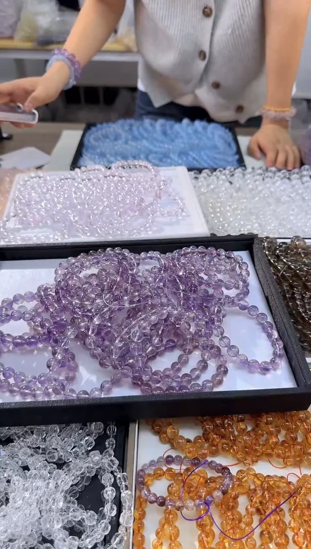 【闪购商品】水晶手串未镶嵌003/多样性发其一/卡9