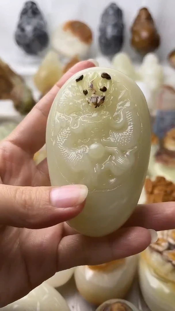 石材古青石棉纹正常不退换龙护主