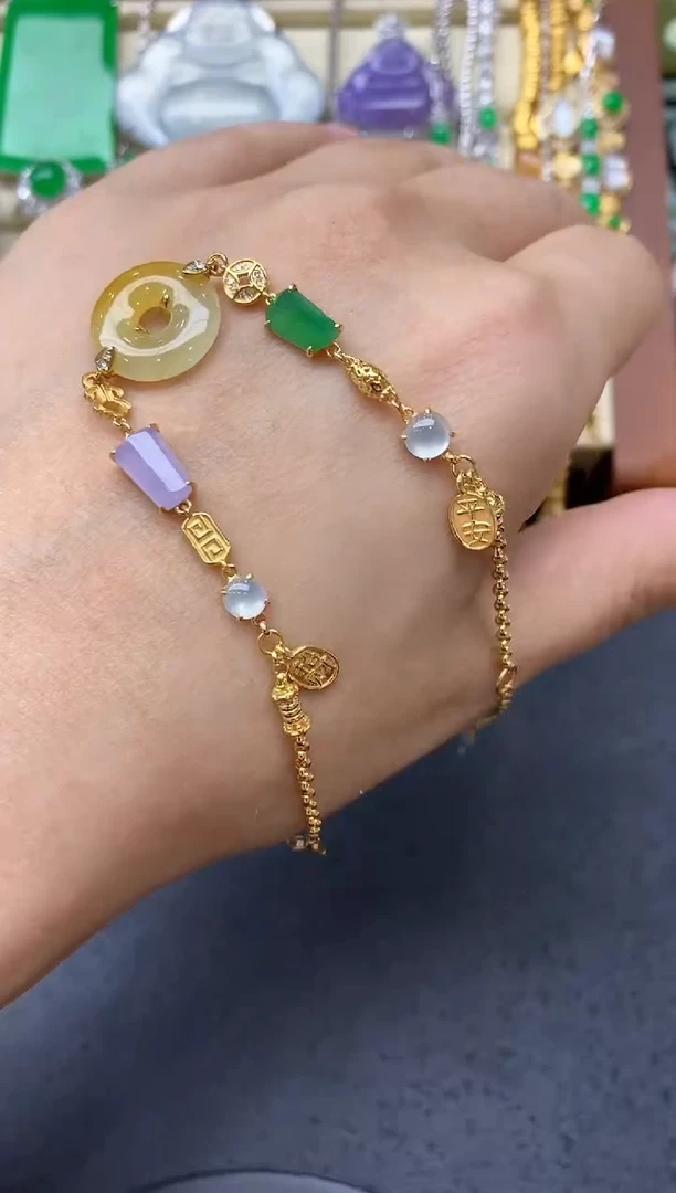 未镶嵌手链翡翠573-中国好珍宝