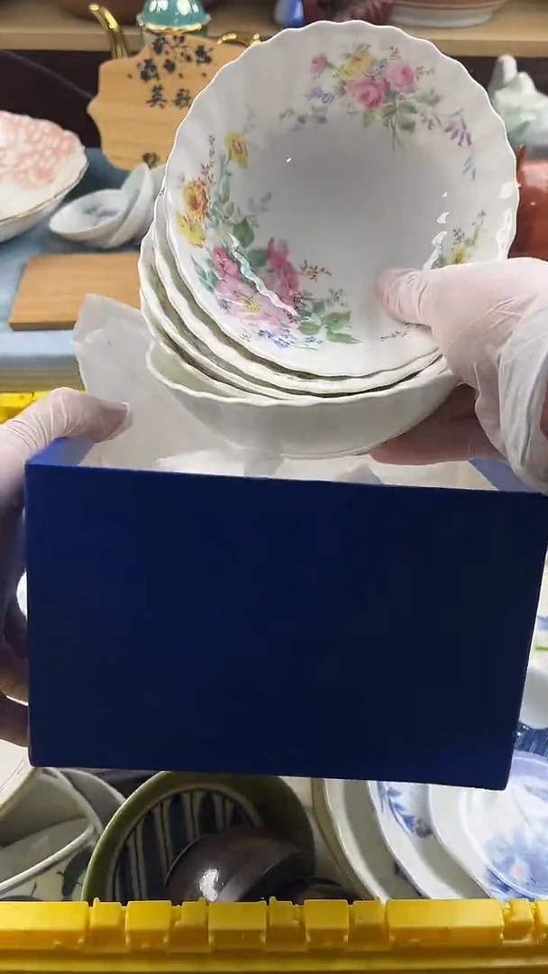 瓷片英歌瓷器满19.9包邮