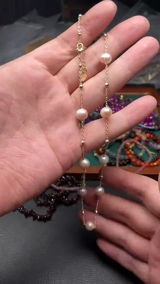 淡水珍珠未镶嵌颈饰多样性发货拍一发一