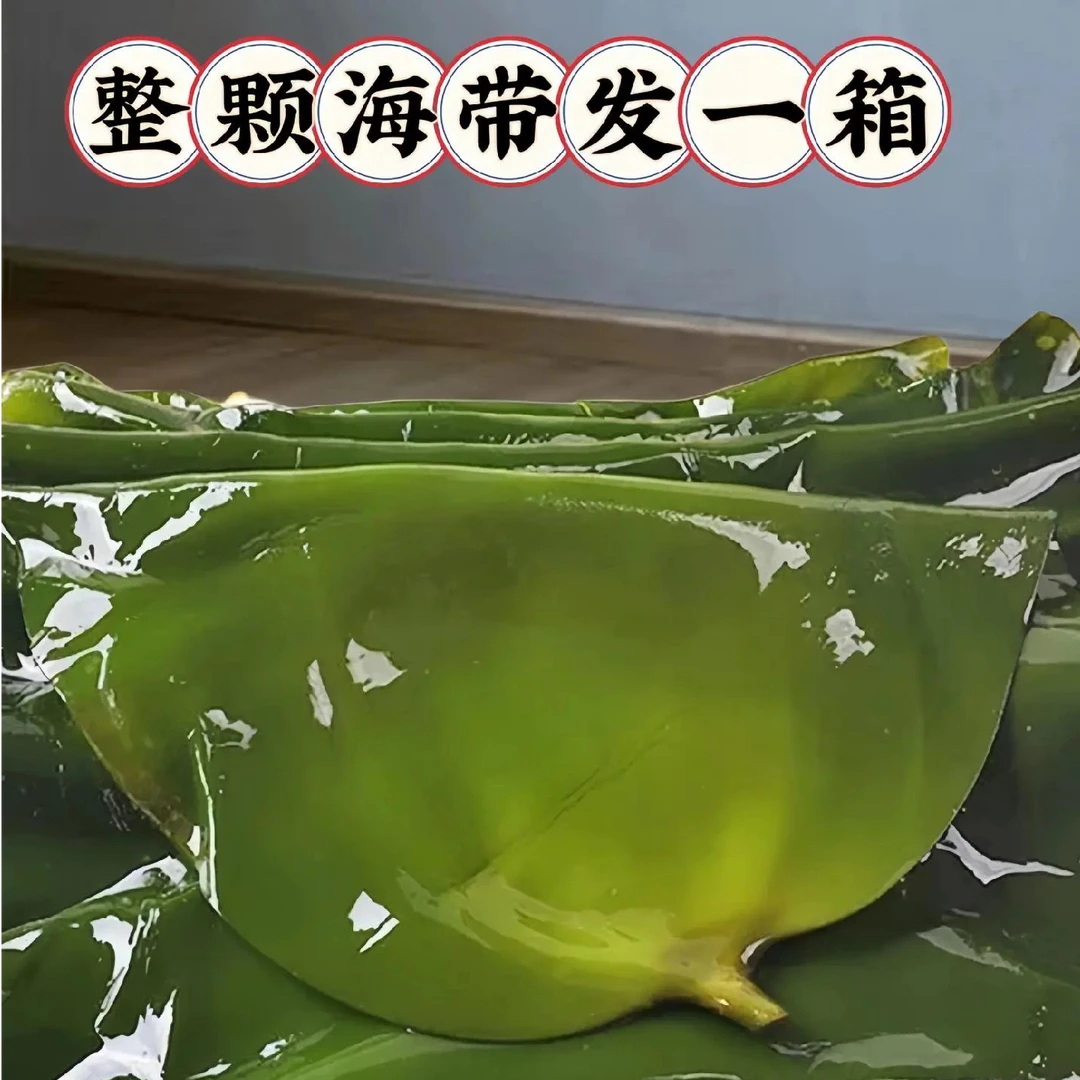 【5斤一箱】整颗头茬盐渍包饭海带凉拌煲汤火锅