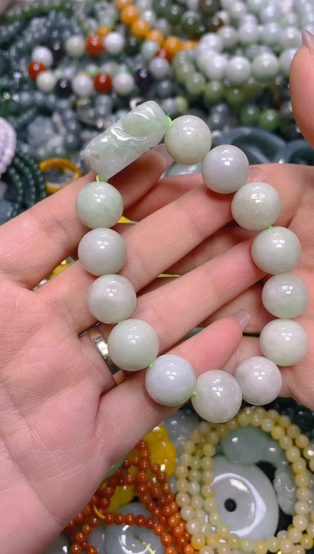 颈饰未镶嵌翡翠13mm