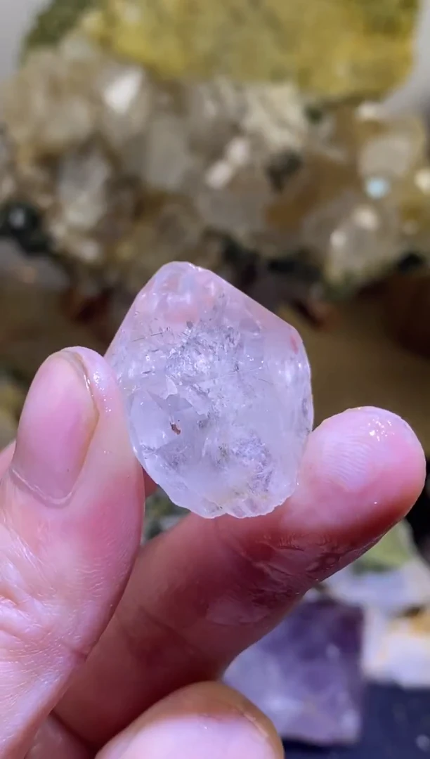 未镶嵌珠宝半成品水晶93号四川超七花园水晶原石