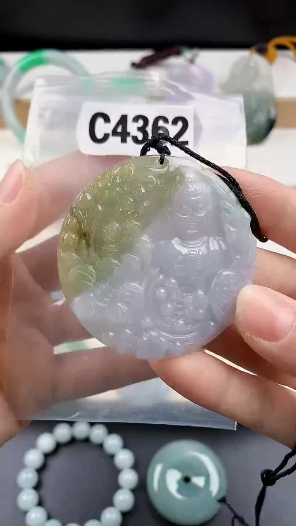 颈饰未镶嵌翡翠天然翡翠吊坠挂件