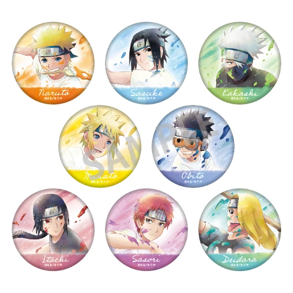 【日谷】火影忍者 油漆新绘水彩吧唧 盲盒