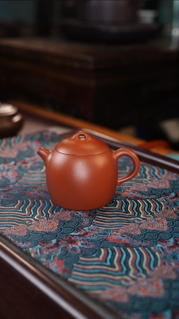 茶壶紫砂秦权朱泥