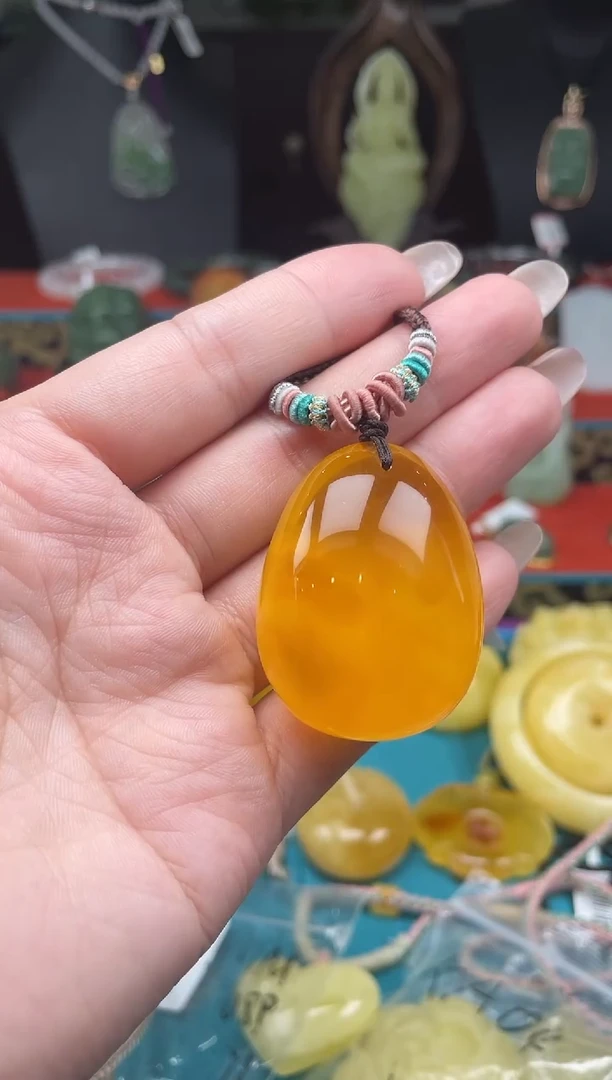 蜜蜡颈饰未镶嵌kh21多样性发其一