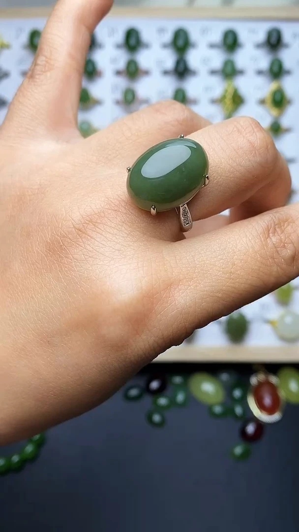 【闪购商品】和田玉戒指未镶嵌1